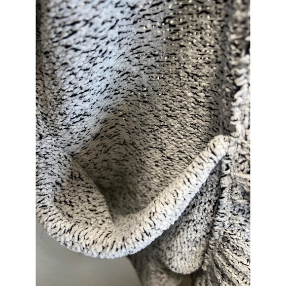 Eddie Bauer Womens 2XL Gray Black Marled Open Front Waterfall Cardigan Sweater S - Picture 4 of 6